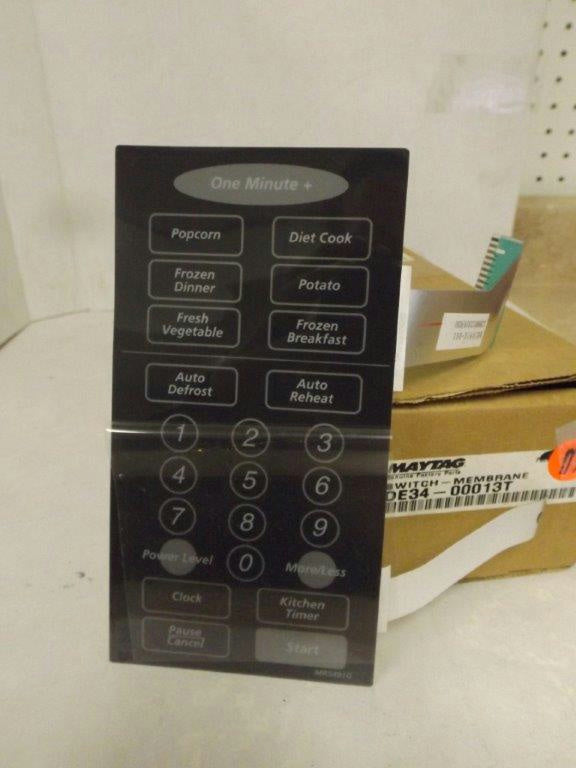 MAYTAG WHIRLPOOL MICROWAVE DE34-00013T SWITCH -MEMBRANE NEW MAYTAG WHIRLPOOL MICROWAVE DE34-00013T SWITCH -MEMBRANE NEW